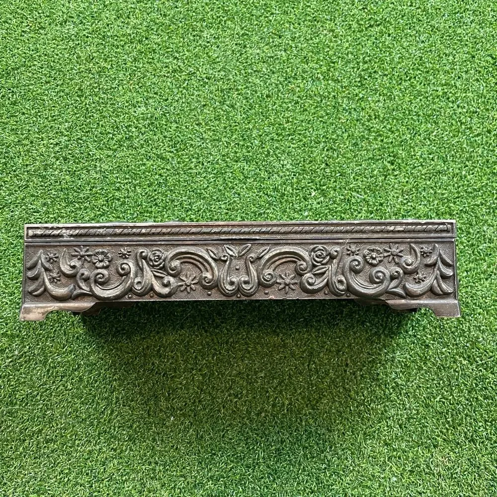 Vintage 1992 Godinger Silver Plated Jewelry Box